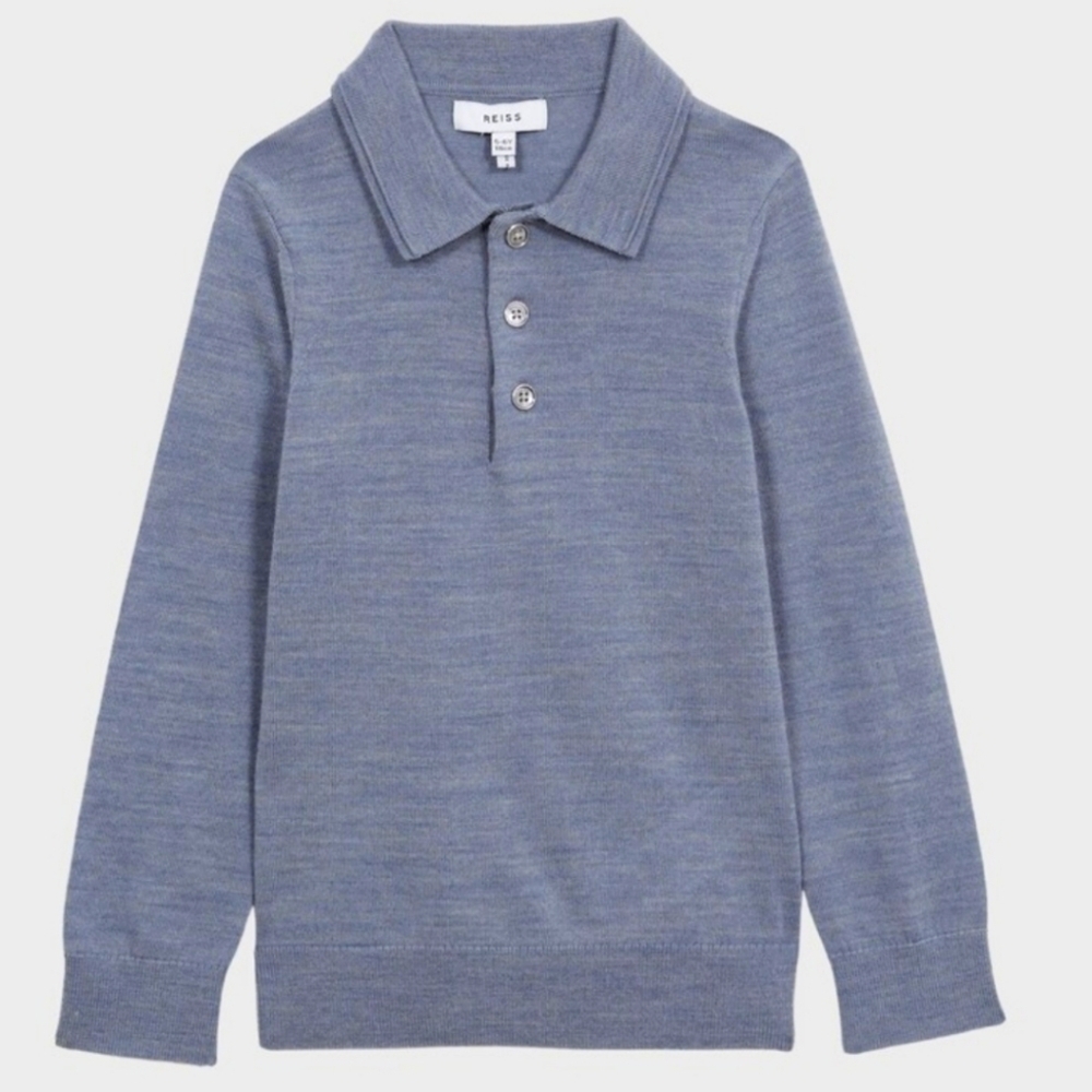 🖤BUY 2 GET 1 FREE  Trafford Merino Button Polo Shirt